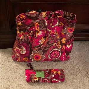 EUC Vera Bradley purse & NWT matching pencil case